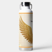 Goldene Strahlung Trinkflasche (Vorderseite)