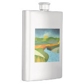 Goldene Straße Flachmann (Rechts)