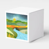 Goldene Straße Geschenkschachtel (Vorderseite)