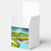 Goldene Straße Geschenkschachtel (Geöffnet)