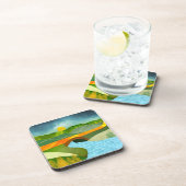 Goldene Straße Getränkeuntersetzer (Rechte Seite)