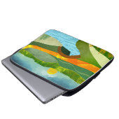 Goldene Straße Laptopschutzhülle (Vorne Knopf)