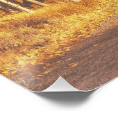 Goldene Straße Poster (Ecke)