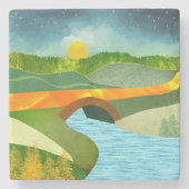 Goldene Straße Steinuntersetzer (Vorderseite)