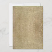 Goldene Streichellichter Glam Einladung (Rückseite)