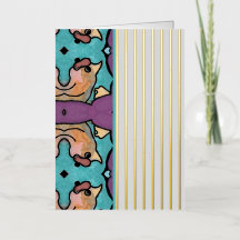 Goldene Streifen Vogelmuster