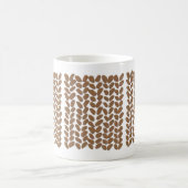 Goldene strickende Tasse (Mittel)
