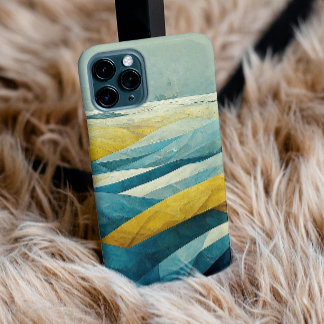 Goldene Stunde Abstraktes geometrisches Muster Case-Mate iPhone Hülle