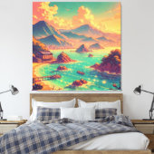 Goldene Stunde am Meer Leinwanddruck (Insitu (Schlafzimmer))