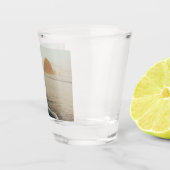 Goldene Stunde am Strand von Cannon Schnapsglas (Rechts)