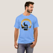 Goldene Stunde Angeln - Serene Lake Scene T-Shirt (Vorne ganz)