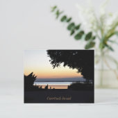 Goldene Stunde bei Currituck Sound Postkarte (Stehend Vorderseite)