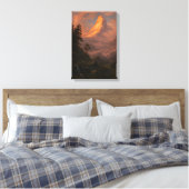 Goldene Stunde Berggipfel Leinwanddruck (Insitu (Schlafzimmer))