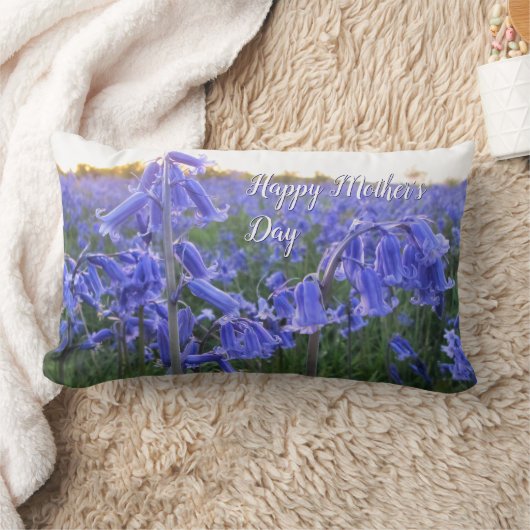 Goldene Stunde Bluebells - Personalisierter Mutter Lendenkissen (Decke)