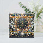 Goldene Stunde des Neubeginns Feiertagskarte (Stehend Vorderseite)