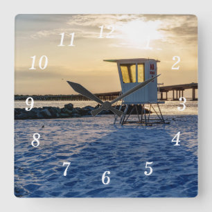 Goldene Stunde Destin East Pass Wanduhr