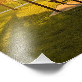 Goldene Stunde Fotodruck (Ecke)