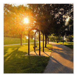 Goldene Stunde Fotodruck