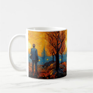Goldene Stunde Impressionistischer Sonnenuntergang Kaffeetasse
