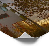 Goldene Stunde in der Nachbarschaft Poster (Ecke)