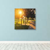 Goldene Stunde Leinwanddruck (Insitu (Holzboden))