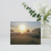 Goldene Stunde Postkarte (Stehend Vorderseite)