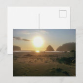 Goldene Stunde Postkarte (Vorne/Hinten)