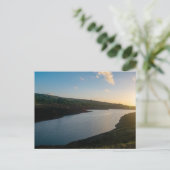 Goldene Stunde Ruhe im Reservoir Baitings Postkarte (Stehend Vorderseite)