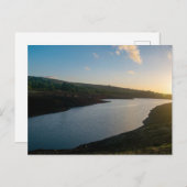 Goldene Stunde Ruhe im Reservoir Baitings Postkarte (Vorne/Hinten)