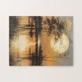 Goldene Stunde Sonnenuntergang Puzzle (Horizontal)