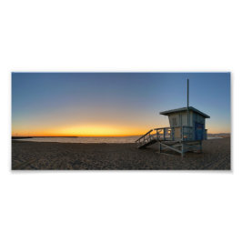 Goldene Stunde Sonnenuntergang - Venice Beach, CA Fotodruck