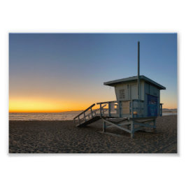Goldene Stunde Sonnenuntergang - Venice Beach, CA Fotodruck