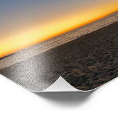 Goldene Stunde Sonnenuntergang - Venice Beach, CA Fotodruck (Ecke)