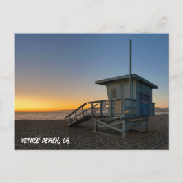 Goldene Stunde Sonnenuntergang - Venice Beach, CA Postkarte