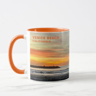 Goldene Stunde Sonnenuntergang - Venice Beach, CA  Tasse