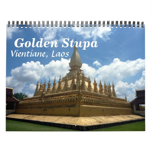 goldene Stupa 2025 Kalender (Titelbild)