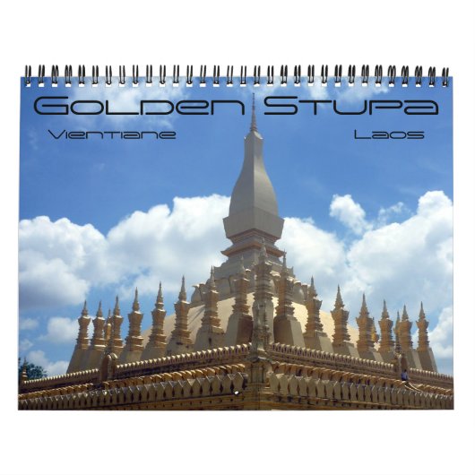 goldene Stupa 2026 Kalender (Titelbild)