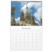 goldene Stupa cambodia Kalender (Feb 2027)