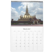 goldene Stupa cambodia Kalender (Mär 2027)