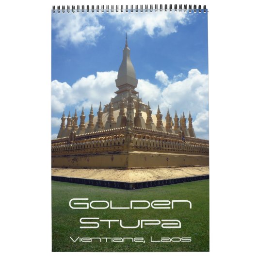 goldene Stupa cambodia Kalender (Titelbild)
