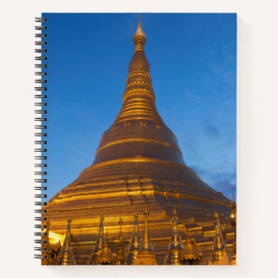 Goldene Stupa Pagoga Notizbuch