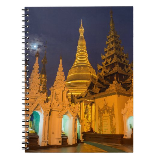 Goldene Stupa und Tempel Notizblock (Vorderseite)