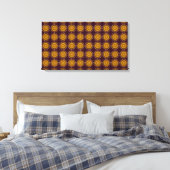 Goldene Sun-Leinwand Leinwanddruck (Insitu (Schlafzimmer))