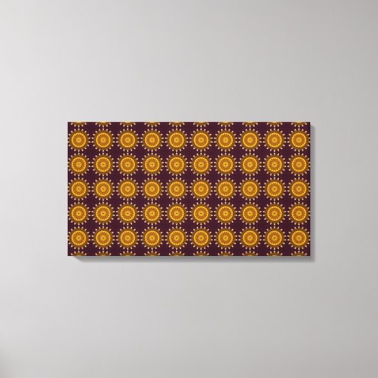 Goldene Sun-Leinwand Leinwanddruck (Vorderseite)