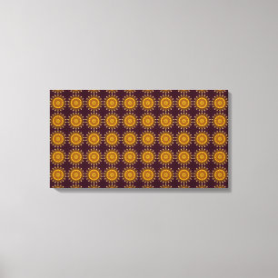 Goldene Sun-Leinwand Leinwanddruck