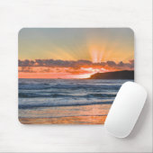 Goldene Sunbeams über Ozean Mousepad (Mit Mouse)