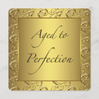 Goldene Swirl im Alter bis zur Perfektion Geburtst