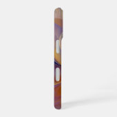 Goldene Symphonie aus blühenden abstrakten Blütenb iPhone 16 Hülle (Rechte Seite)