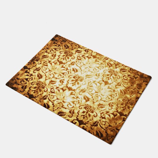 Goldene Tage Fußmatte (Schrägansicht)