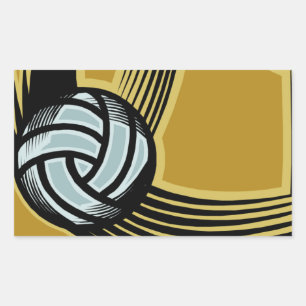 Goldene Tage - Rechteckiger Aufkleber